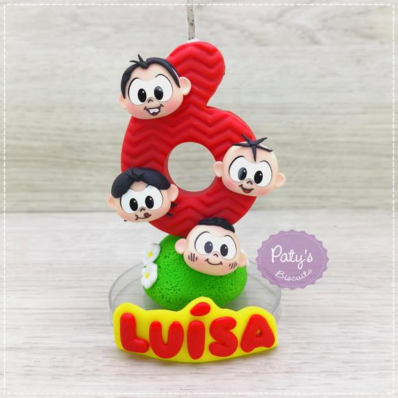 Vela Decorada Turma da Mônica (Rostinhos)
