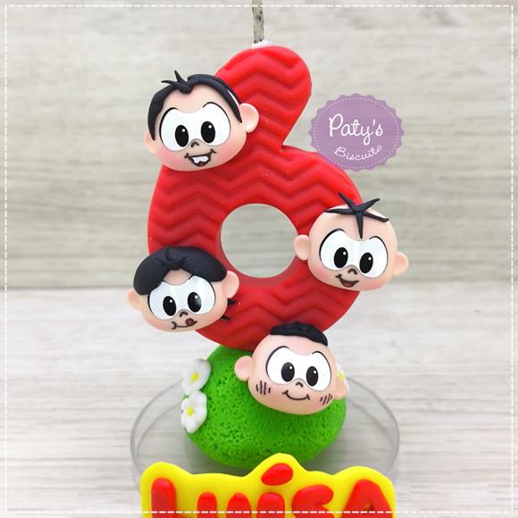 Vela Decorada Turma da Mônica (Rostinhos)