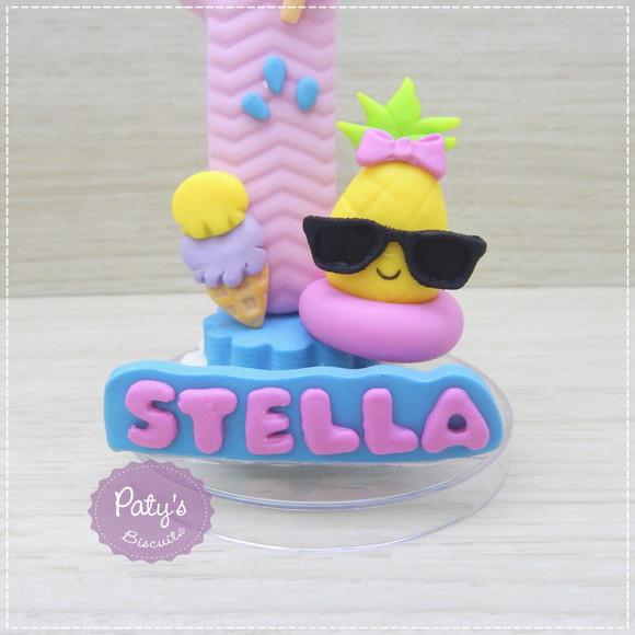 Vela Decorada Verão / Pool Party