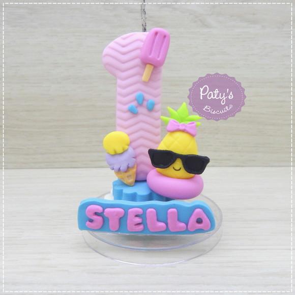 Vela Decorada Verão / Pool Party