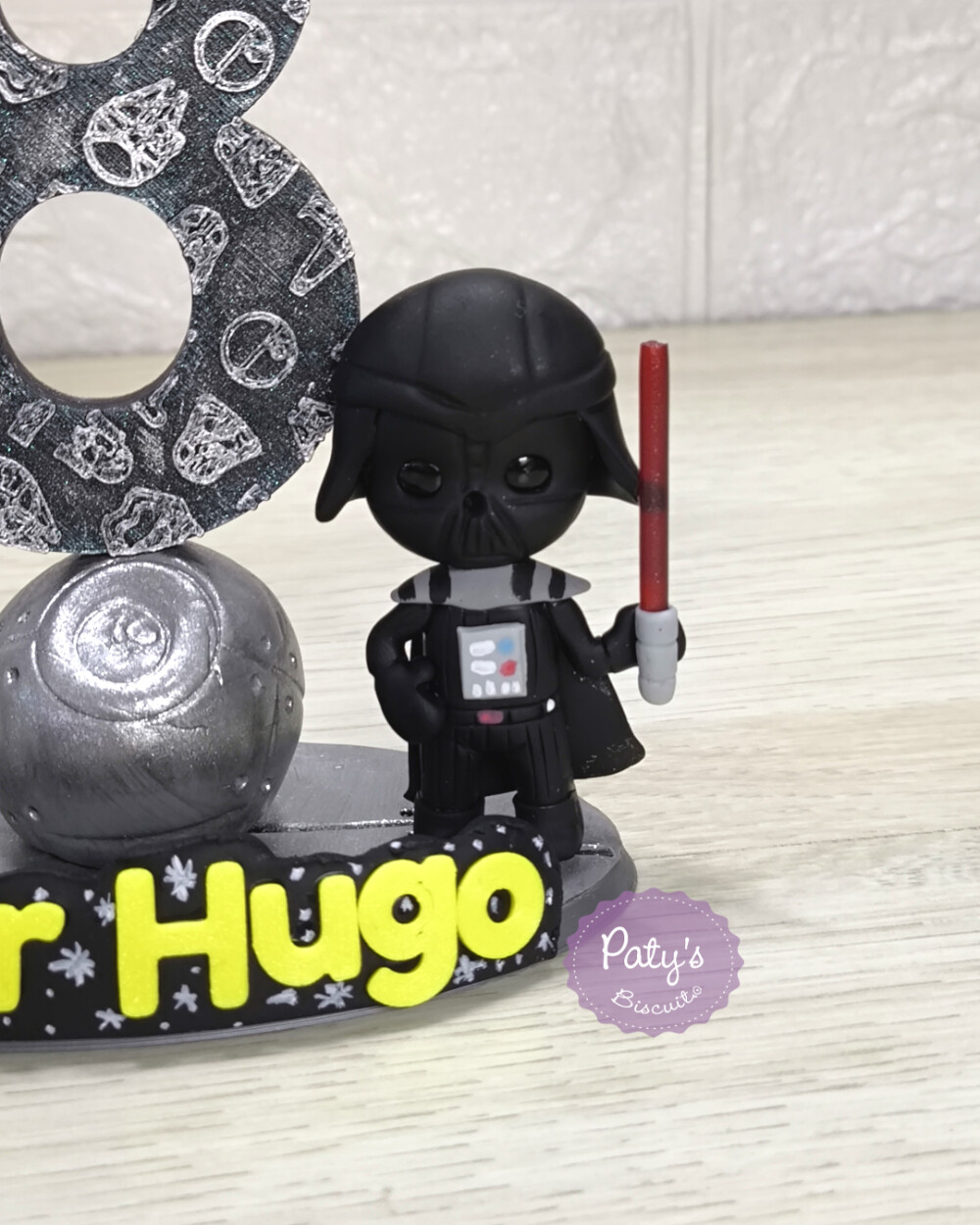 Topinho com Vela Stormtrooper e Darth Vader - Star Wars