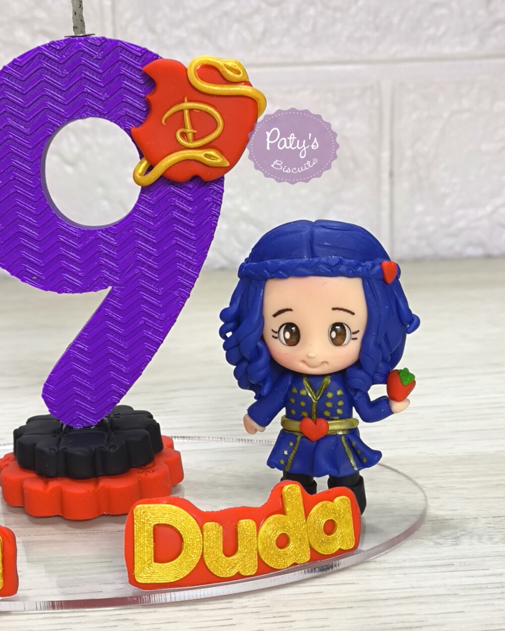 Topinho com Vela Mal e Evie - Descendentes