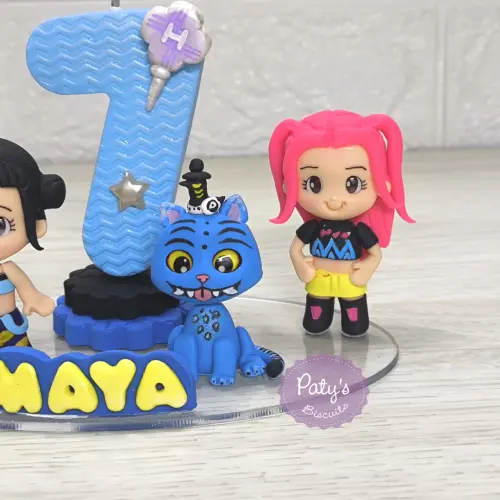 Topinho com Vela Guerreiras do Kpop + Derpy e Sussie