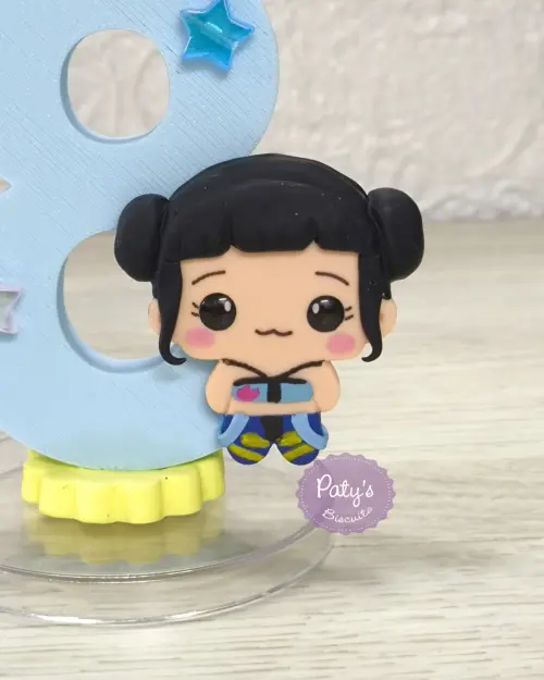 Vela decorada Zoey Kawaii - Guerreiras do Kpop