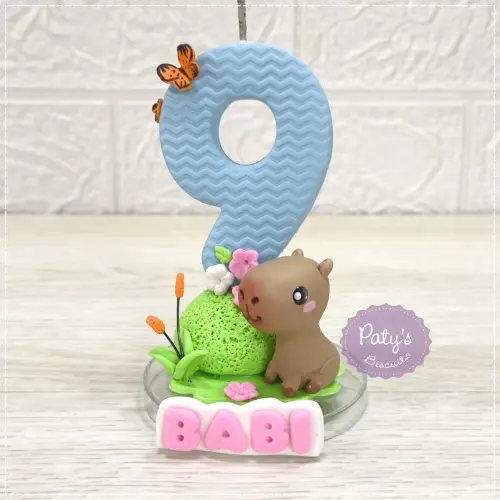 Vela decorada Capivara