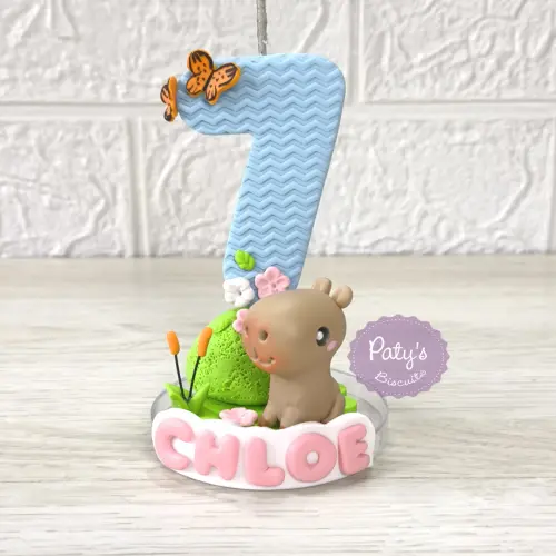 Vela decorada Capivara