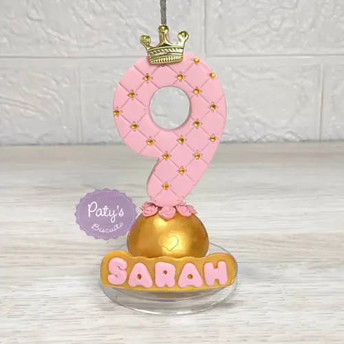 Vela decorada Princesa / Realeza