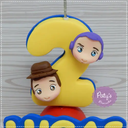 Vela decorada Woody e Buzz - Toy Story