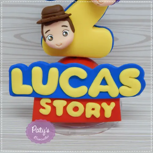 Vela decorada Woody e Buzz - Toy Story