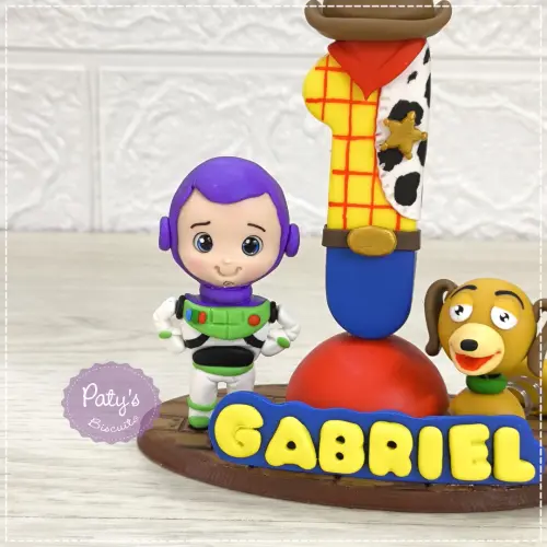 Topinho com Vela Buzz e Slinky - Toy Story