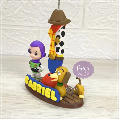 Topinho com Vela Buzz e Slinky - Toy Story