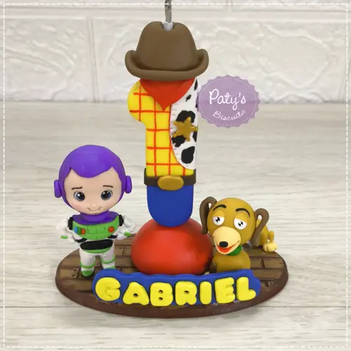 Topinho com Vela Buzz e Slinky - Toy Story