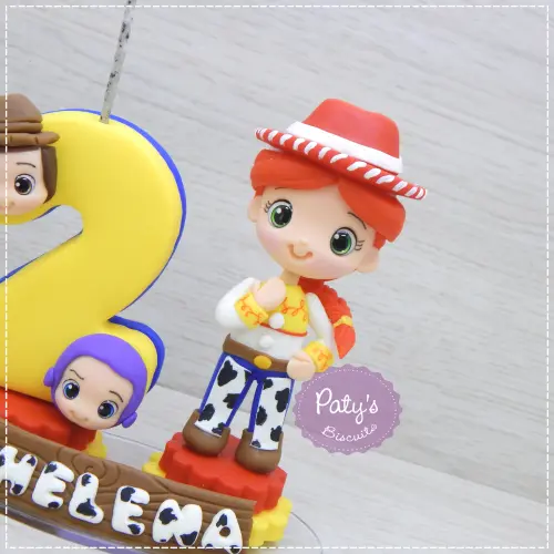 Topinho com Vela Jessie - Toy Story