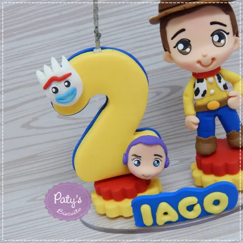 Topinho com Vela Woody - Toy Story