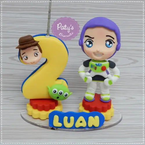 Topinho com Vela Buzz Lightyear - Toy Story