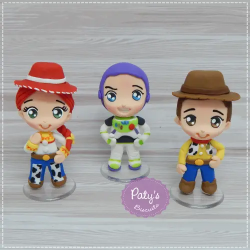 Kit vela + Miniaturas Woody, Buzz e Jessie - Toy Story