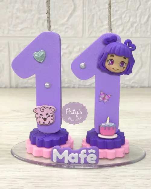 Vela decorada O Diário de uma Princesa Desastrada