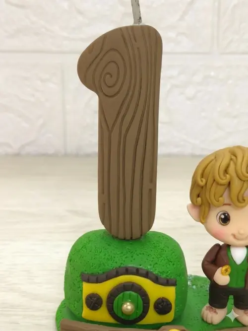 Vela decorada Bilbo Bolseiro - O Hobbit