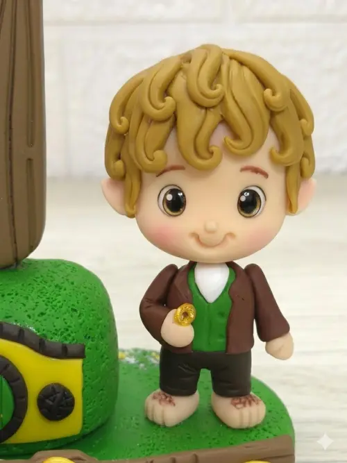 Vela decorada Bilbo Bolseiro - O Hobbit