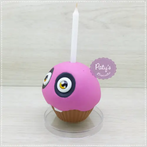 Vela decorada Mr. Cupcake - FNAF / Five Nights at Freddy's