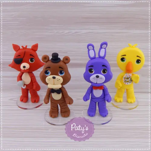 Miniatura decorativa FNAF 8cm (unitário)