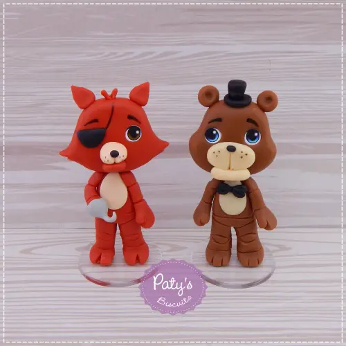 Miniatura decorativa FNAF 8cm (unitário)