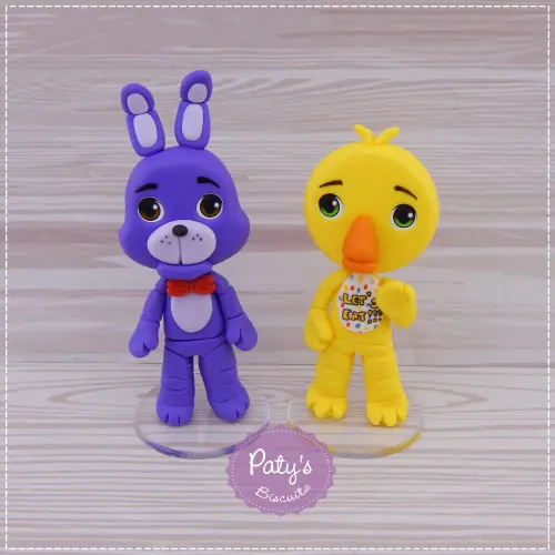 Miniatura decorativa FNAF 8cm (unitário)