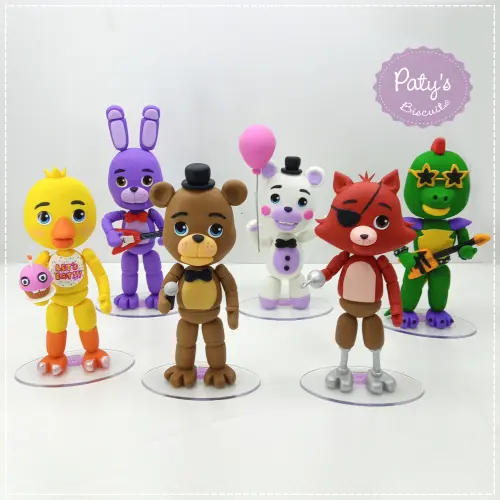 Miniatura decorativa FNAF 12cm (unitário)