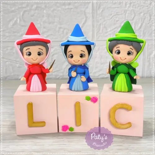 Cubos Decorados a Bela Adormecida (valor Unitário)