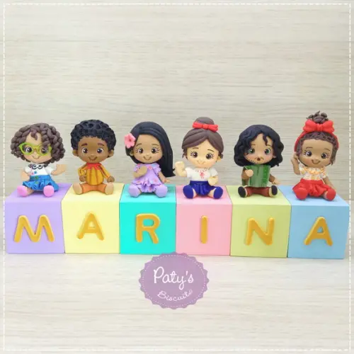 Cubos Decorados Disney Encanto (valor Unitário)