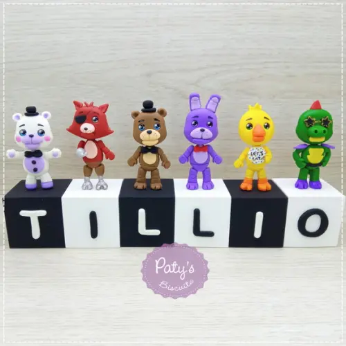 Cubos Decorados Five Nights At Freddy's / FNAF (valor Unitário)