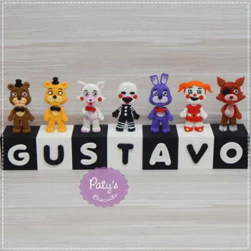 Cubos Decorados Five Nights At Freddy's / FNAF (valor Unitário)