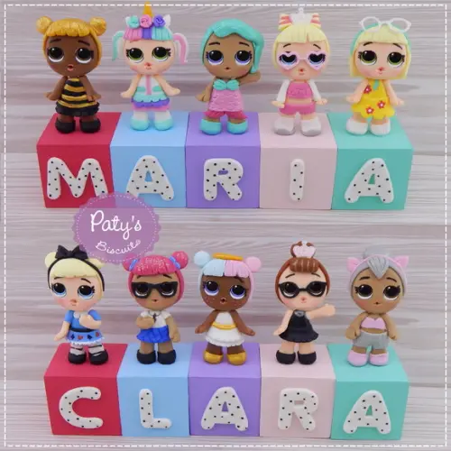 Cubos Decorados Lol Surprise (valor Unitário)