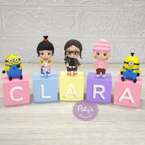 Cubos Decorados Meu Malvado Favorito (valor Unitário)