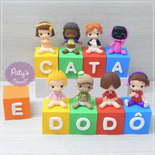 Cubos Decorados Mini Beat Power Rockers (valor Unitário)