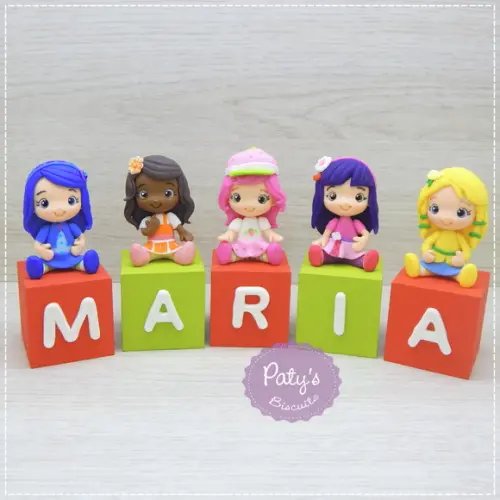 Cubos Decorados Moranguinho (valor Unitário)