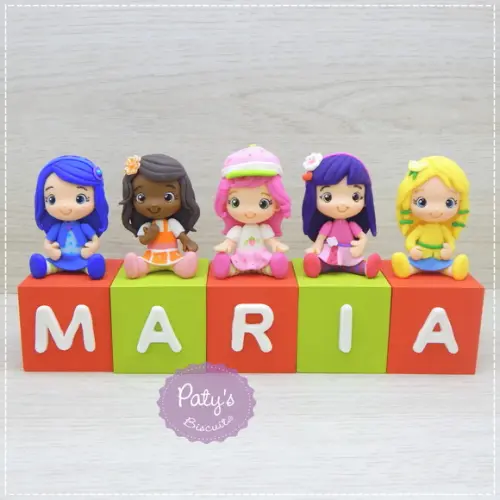 Cubos Decorados Moranguinho (valor Unitário)