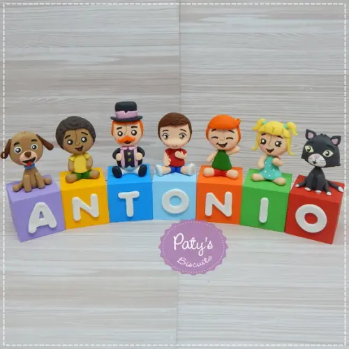 Cubos Decorados Mundo Bita (valor Unitário)