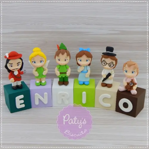 Cubos Decorados Peter Pan (valor Unitário)