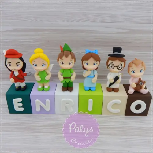 Cubos Decorados Peter Pan (valor Unitário)