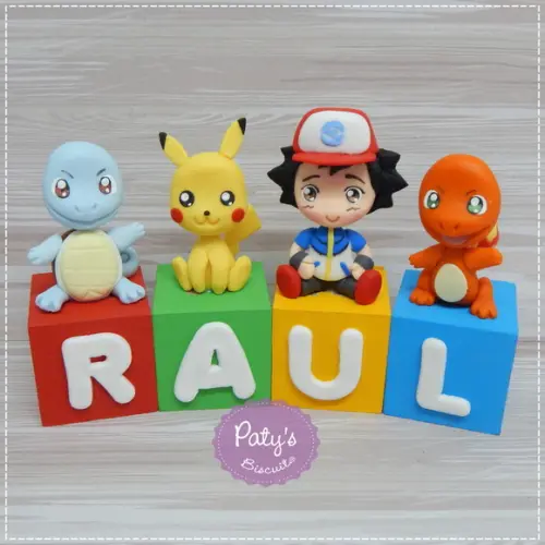 Cubos Decorados Pokémon (valor Unitário)