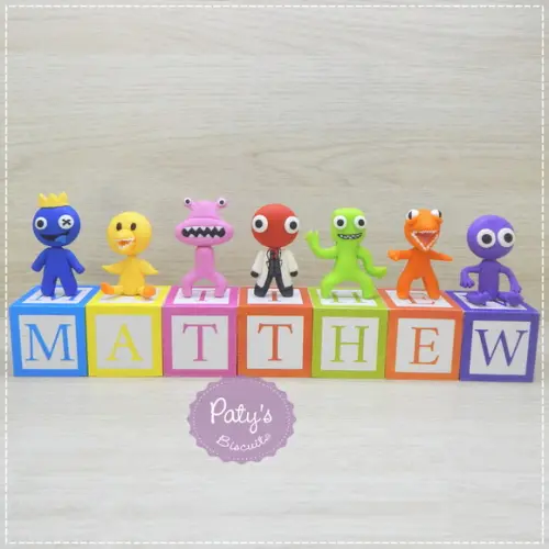 Cubos Decorados Rainbow Friends (unitário)