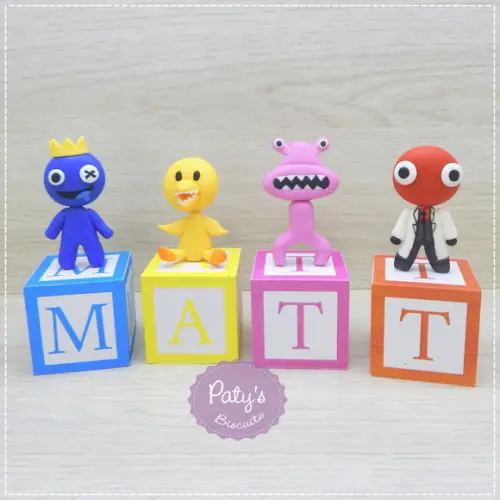 Cubos Decorados Rainbow Friends (unitário)