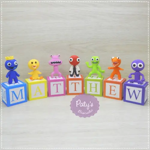 Cubos Decorados Rainbow Friends (unitário)