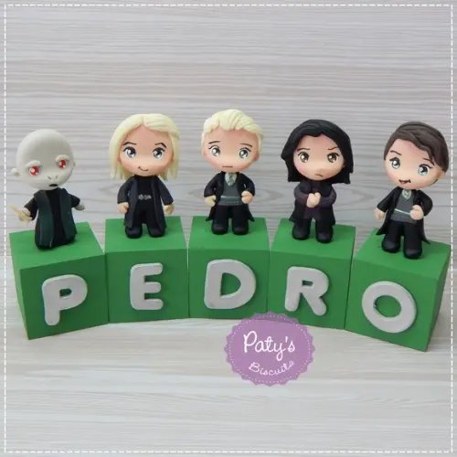 Cubos Decorados Sonserina / Harry Potter (unitário)