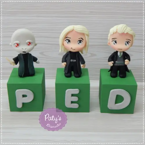 Cubos Decorados Sonserina / Harry Potter (unitário)