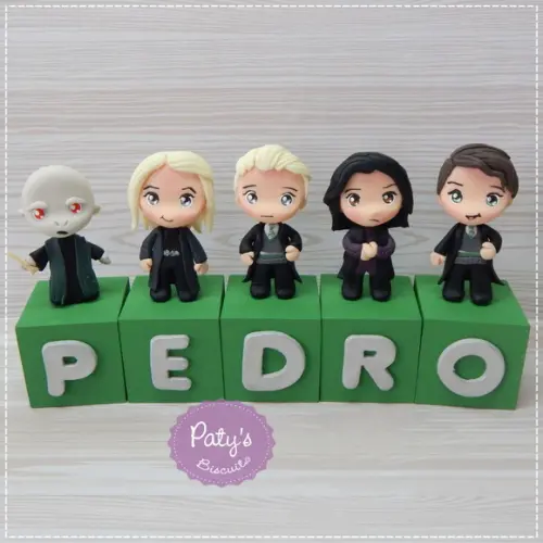 Cubos Decorados Sonserina / Harry Potter (unitário)