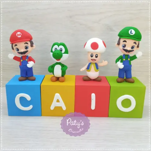 Cubos Decorados Super Mario Bros. (valor Unitário)