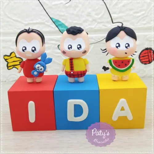 Cubos Decorados Turma da Mônica Toy (valor Unitário)