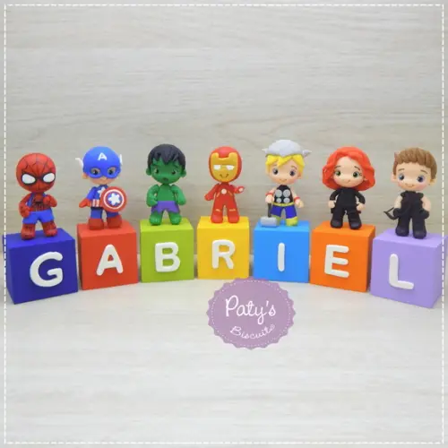 Cubos Decorados Vingadores (valor Unitário)